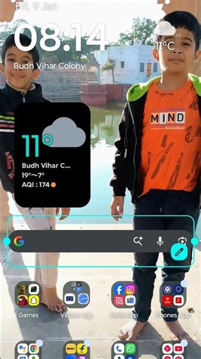 #How to bring the Google icon to the home screen #