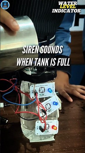 Water level Indicator #arduino #stem #iot #schoolproject #experiment #smartgadgets #diy #shorts