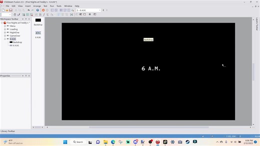 How to Make a FNaF fangame in Clickteam Fusion 2.5 ｜ Part 9： Time