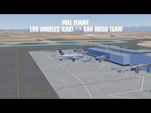 LOS ANGELES → SAN DIEGO | Full Cinematic Flight in Infinite Flight