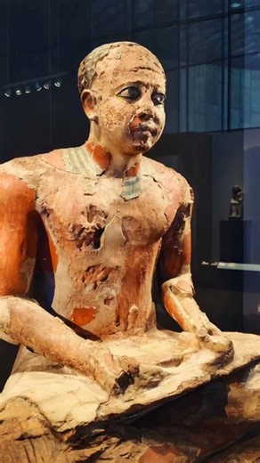 Mitri. The ancient Egyptian scribe. A symbol of wisdom and knowledge Dynasty 5/ Saqqara Housed in Grand Egyptian Museum #Mitri #GrandEgyptianMuseum #MuseunFromHome #Egyptology #TravelEgypt | Ashraf El Bardisy