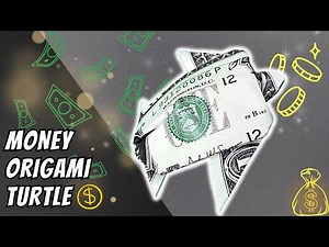 Money Origami Turtle – Cute Dollar Origami Turtle 🐢💵