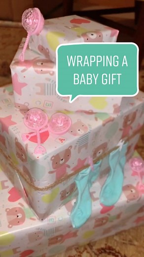 DIY Baby Shower Gift Wrapping Ideas