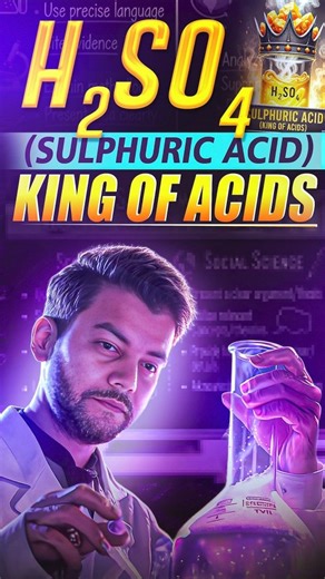 RWA Tuition Classes on Instagram: "Sulfuric Acid King of Acids #rwa #sulfuricacid #chemistry #rwatuitionclasses #rojgarwithankit"