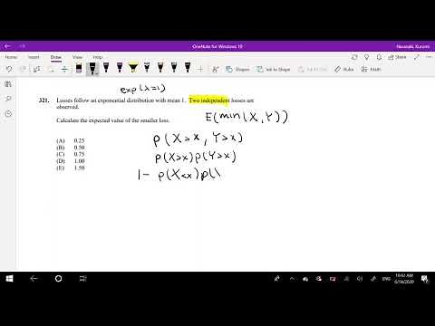 SOA Exam P Question 321 | Expected Value of an exponential Distribution
