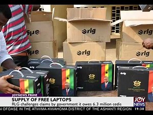 Supply of free laptops - JoyNews Prime (22-9-17)