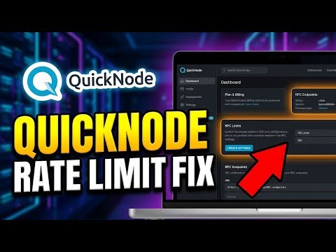 How to update QuickNode settings for RPC rate limit improvements - Step By Step