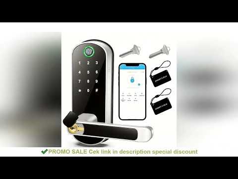 Smart Fingerprint Door Lock App Remote Control Keyless WIFI Digital Touchscreen Lock NFC IP67 Waterp