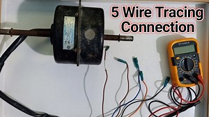5 Wires Single Phase Fan Motor Trace Connections | Fully4world
