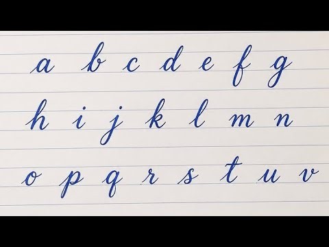 Cursive Handwriting Practice