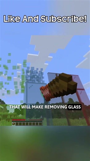 A Minecraft Mod That Adds A Tool To Make Breaking Glass Even Faster!