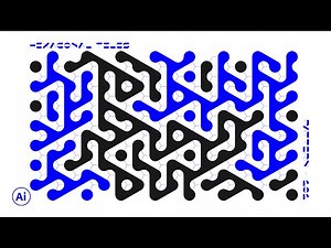 Illustrator Pattern Tutorial : HEXAGONAL TILES