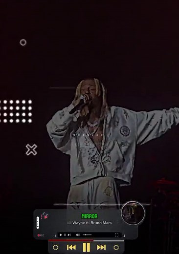 Mirror - Lil Wayne Ft. Bruno Mars (Lyrics Video)