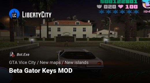 GTA Vice City Gator Keys Mod - Beta  Gameplay.