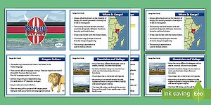 KS2 Kenya Fact Cards