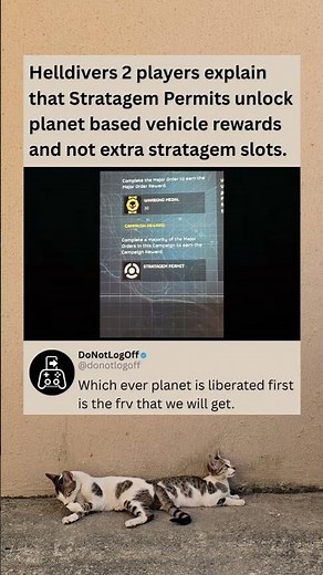 Helldivers 2 Players Ask What Stratagem Permit Means In Major Order Rewards #helldivers2