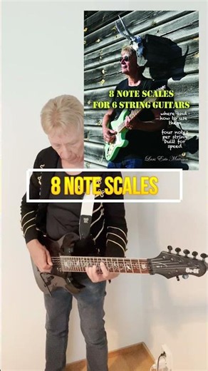 8 Note Guitar Scales for Metal, Hard Rock, Fusion, Rock 7 or 6 string guitars #guitar #guitarscales