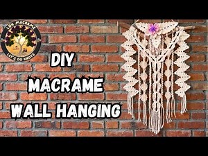 DIY Macrame Wall Hanging with 4 Beautiful Patterns | Full Tutorial for Beginners