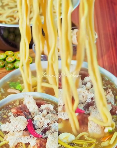 1.4K views |  Warm, thick, and comforting — the Filipino noodle soup you’ll crave again and again!  Comment below: Would you enjoy this with chili on top or just plain and cozy? ️❤️ | Grandma's Recipes | Facebook