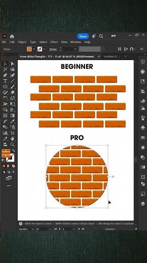 How to Create a Realistic Brick Wall Texture in Adobe Illustrator 2026 #adobeillustrator #tutorial