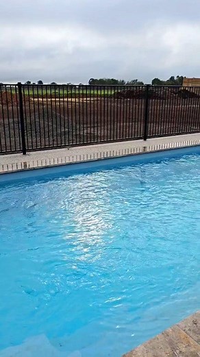We recently installed this 10 metre Reflection swimming pool in Silver Grey. The perfect addition for a modern outdoor space! | GV Unique Pools & Landscaping