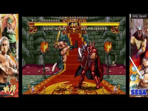 Golden Axe The Duel- Kain Touch of Death Combo (ARCADE MODE)