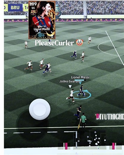 Messi PleaseCurler 🙏 #football #pes #efootball #efootballmobile #fyp | Efootball