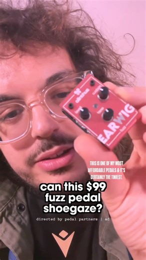 pedal partners | shoegaze music & dream pop guitar gear films on Instagram: "affordable distortion pedal for shoegaze?! i can shoegaze with just about anything… but with a guitar pedal, this small?! what is this? a fuzz pedal for ants?! don’t put it past me to quote 2000s movies because everything 90s & 00s is best! ad, cheers to @olinthusdesign for sponsoring this lil film & sending over this tiny distortion pedal for us to try ✨ #guitarpedals #effectspedals #guitareffects #shoegazer #pedalboar