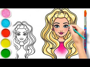 Easy Barbie Doll Sketching Tutorial