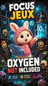 FOCUS JEUX : Oxygen Not Included, la survie spatiale sous pression ! 🚀