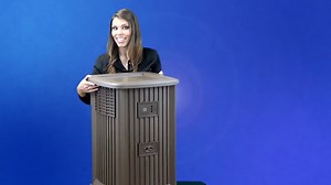 AIRCARE PEDESTAL 3.5-Gal. Cool Mist Evaporative Whole House Humidifier for 2,400 sq. ft., Nutmeg EP9 500