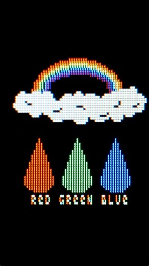 Subpixels and the world of RGB #subpixels #pixelart