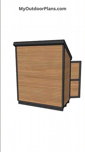 4x8 lean to shed plans #shedplans #toolshed #diyshed