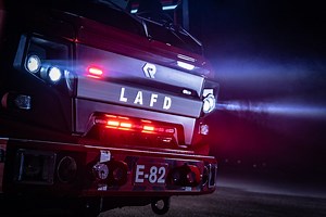 LAFD Rosenbauer RTX All-Electric Fire Engine