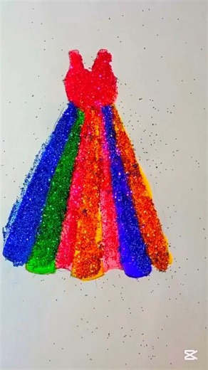 Rainbow Dress from Gliter#art #fashion #shorts #colour