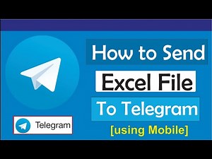 How To Send Excel File To Telegram