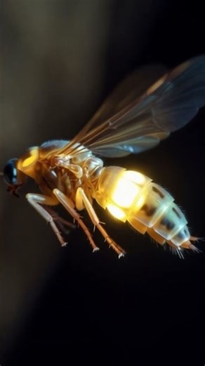 This Insect Flies With Real Light #insects #facts #didyouknow #curiosity