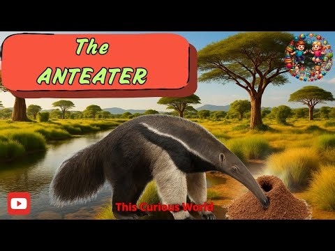 🐾 THE ANTEATER | Fun and Educational Animal Video for Kids