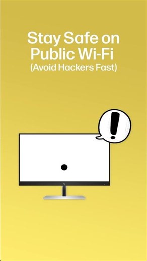 Stay Safe on Public Wi-Fi (Avoid Hackers Fast) #shorts