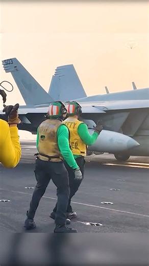 Catapult Track Launch Mechanism on aircraft carrier