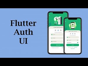 Login, Signup Page - Flutter UI - Speed Code