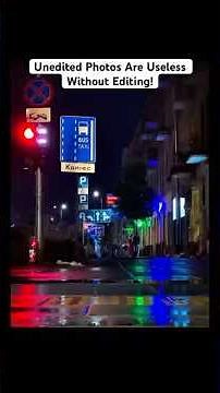 Unedited Photos Are Useless Without Editing!