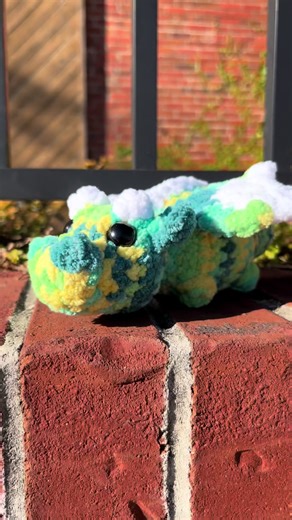 🐉 Echo the dragon 🐉 It’s pattern release day!! 🥳🥳 @rainbowcraftcollective just released this adorable dragon pattern. This pattern works up so fast, turns out so cute, and would be perfect for markets! 😍🥰 Pattern: @Morgan 𖤓 Yarn: @Premier Yarns basix chenille Tags: #crochet #patternrelease #premieryarns #makeitpremier #shawnaescrochet