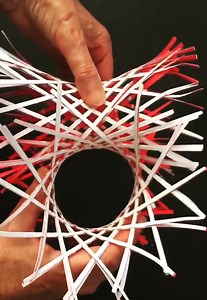 Reminds me of two wormholes in the fabric of space-time. | Visual Math