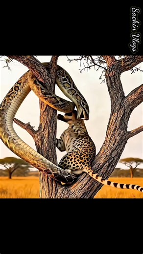 Tiger vs Python: Giant Jungle Battle! 🐅🐍⚡#tigervspython #animalbattle #wildlifefight