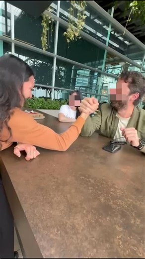 Emi | Arm wrestling challenge with a friend of a friend 💪🏼 So close… but I lost 😅😩 #armwrestling #fitnessjourney #fitnessmotivation #フィットネス #筋トレ女子 | Instagram