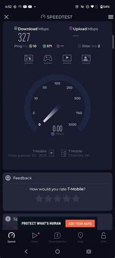 T-Mobile Home Internet Speed Test