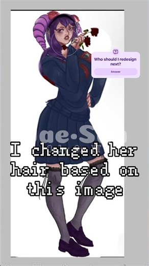 Kizana Sunobu Redesign!|| #art #fanart #drawing #yansim #yanderesimulator #kizanasunobu #digitalart