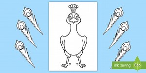 Peacock Group Display Craft Activity