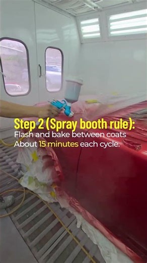 Spray Booth Secrets 🔥 Double Your Auto Body Shop Output #shorts